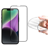 Philips HD Ceramic Screen Protector Film for iPhone 14 Plus/iPhone 13 Pro Max, Nano Coated Hydrogel Screen Protector HD Clear Explosion-Proof Film Anti-Oil Anti-Fingerprint Full Coverage Hardness 9H DLK7103